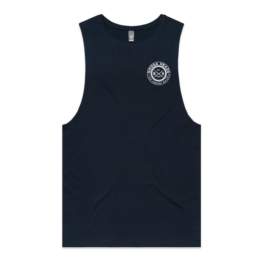 Noosa 1989 Tank Tee - Navy Blue