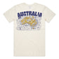 Australia Surf Spots T-shirt - Natural