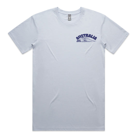 Australia Surf Spots T-shirt - Powder Blue