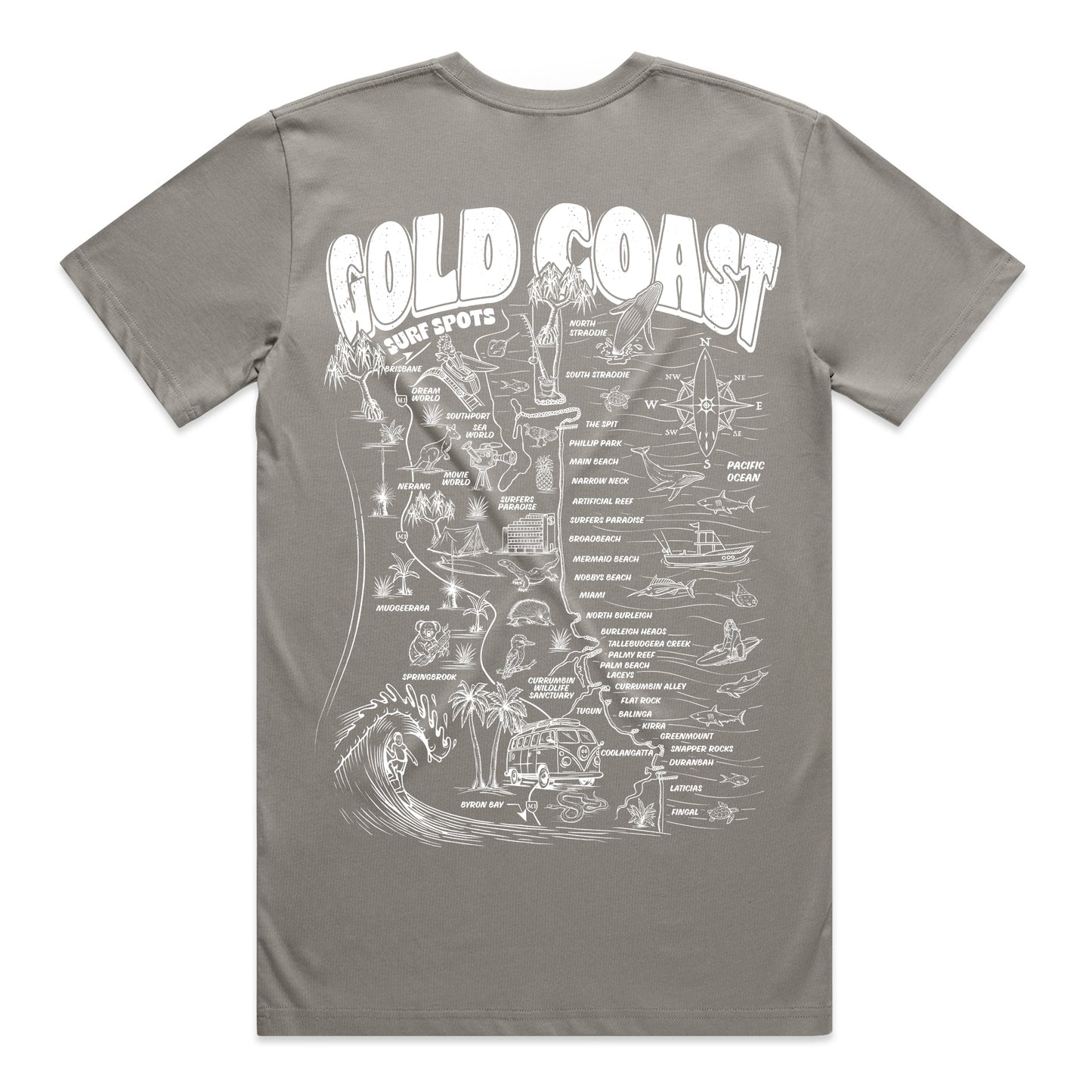 Gold Coast Surf Spots T-shirt