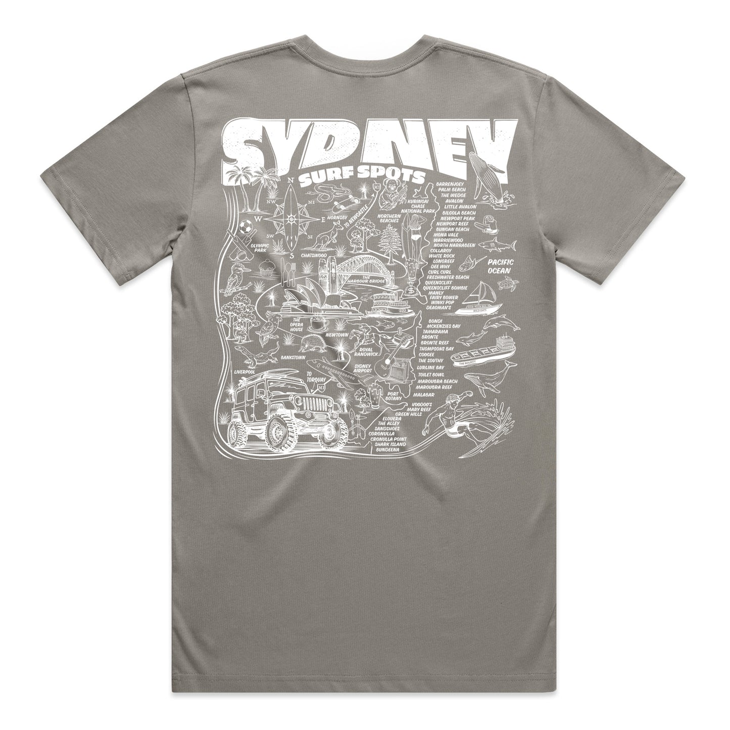 Sydney Surf Spots T-shirt