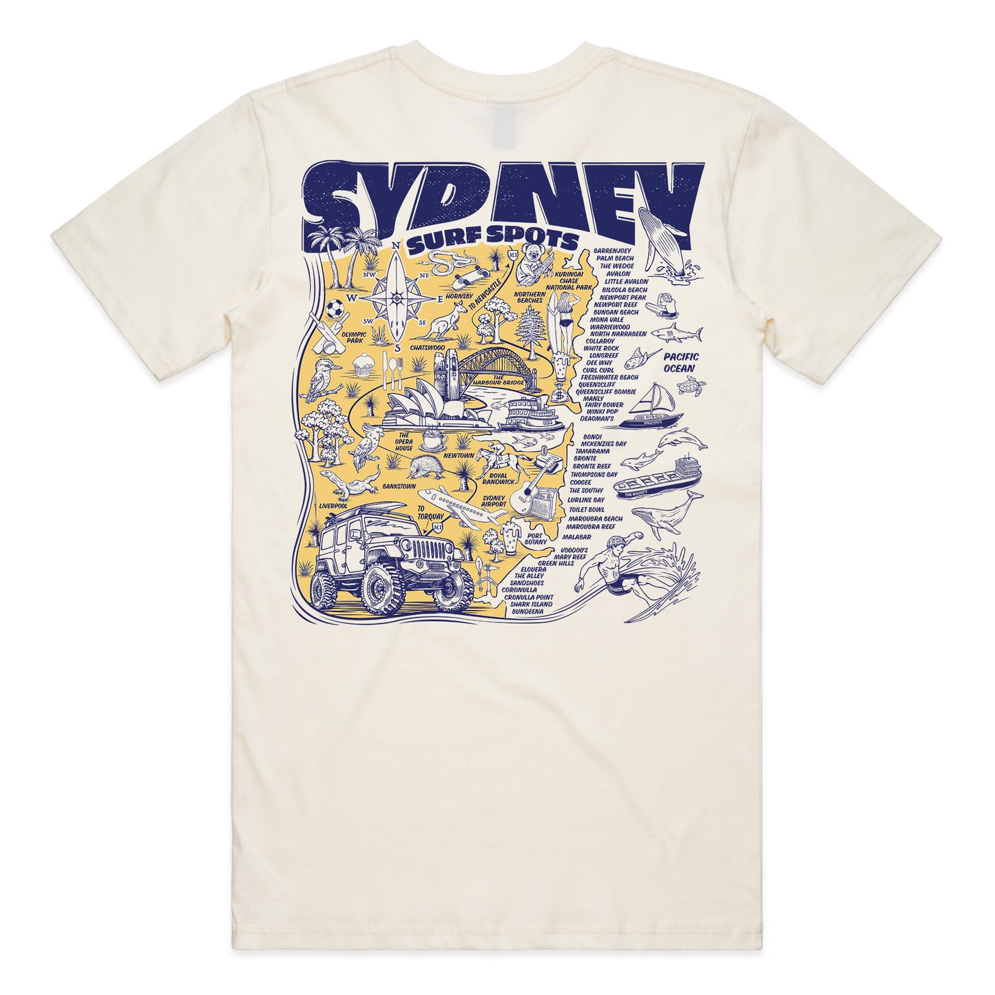 Sydney Surf Spots T-shirt