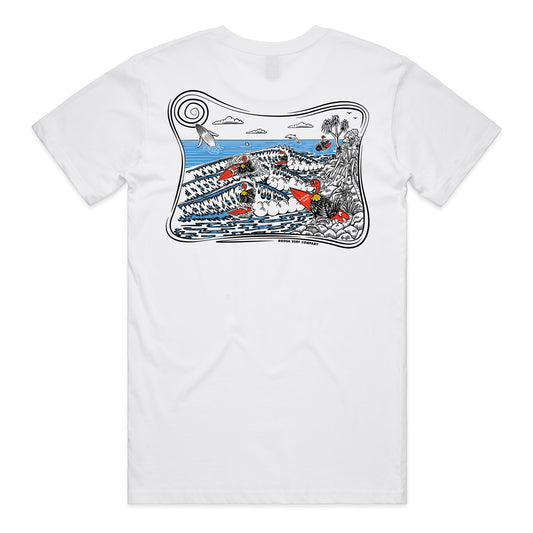 Turkey Surf T-shirt - White