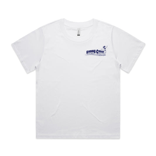 Wo's Sunny Coast Surf Spots T-shirt - White