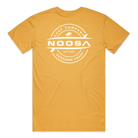 Twin Boards Noosa T-shirt - Mustard